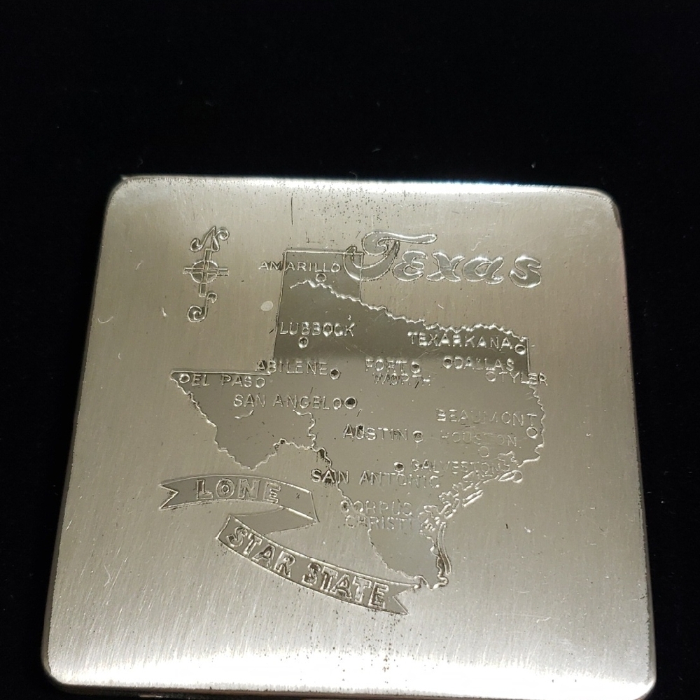 Compact Vintage TEXAS Souvenir Rare
